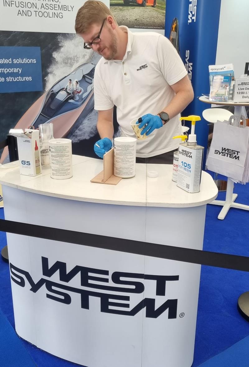 WEST SYSTEM demonstrations from experts at the RYA Dinghy & Watersports Show 2024 photo copyright West System taken at RYA Dinghy Show and featuring the  class