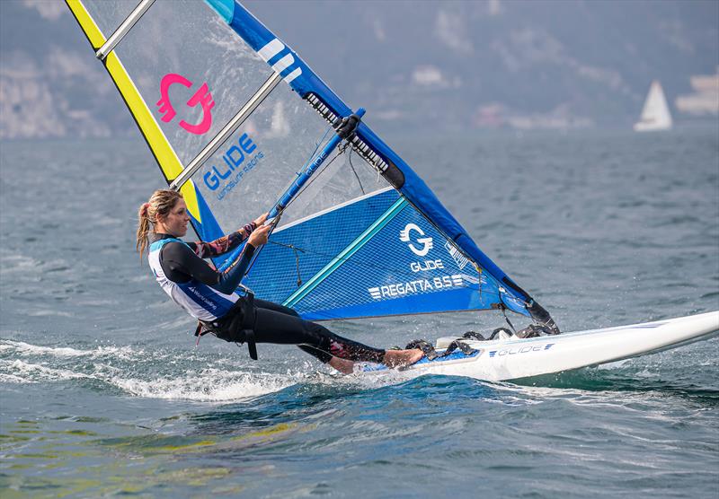 The Glide - at half the price of the current Olympic equipment - offers some good options - World Sailing - Windsurf Evaluation, Lago di Garda, Italy. September 29, 2019  photo copyright Jesus Renedo / Sailing Energy / World Sailing taken at Circolo Surf Torbole and featuring the Windsurfing class