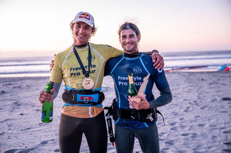 The men's top 2: Jacopo Testa and Lennart Neubauer - 2024 FPT Cape Town in Paternoster photo copyright Protography Official taken at  and featuring the Windsurfing class