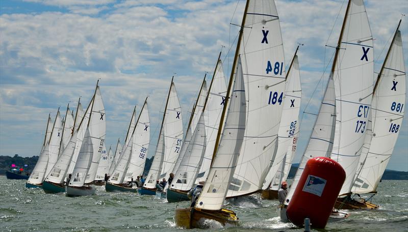 The 40  XODs enjoy very close racing at Cowes Classic Week photo copyright Tim Jeffreys Photography taken at Royal London Yacht Club and featuring the XOD class