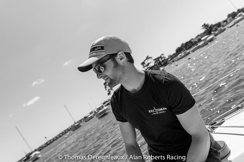 Alan Roberts aboard his Figaro yacht - photo © Thomas Deregnieaux Photography